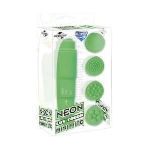 Bundle Neon Luv Touch Mini Mite Green and Aloe Cadabra Organic Lube 