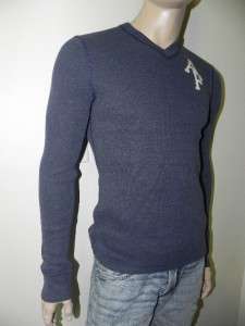 NWT Abercrombie & Fitch Mens Slim/Muscle Fit V Neck Sweater  