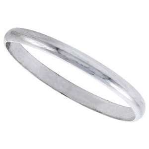   Sterling Silver Ring   2mm Thin Wedding Band / Thumb Ring   Toe Ring