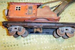   Vtg Lionel 810 Derrick Crane pre war O Gauge antique train car  