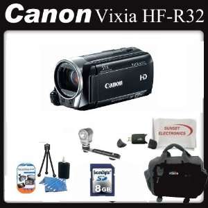  Canon Vixia HF R32 HFR32 Camcorder Deluxe Package 