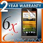   HTC ONE V for Virgin Mobile Clear Screen Protector, LCD Cover, Guard