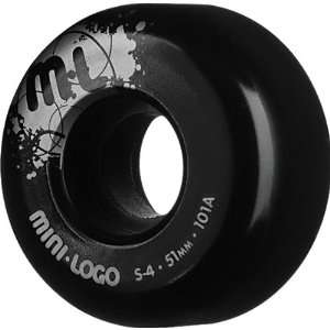  Mini Logo Small 4 101a 53mm Black Skate Wheels Sports 