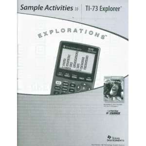  Sample Activities, TI 73 Explorer (Texas Instruments 