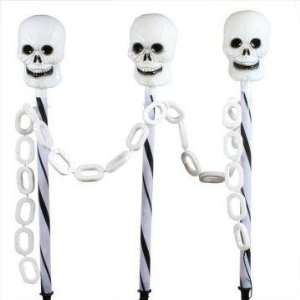  Skull Stake Lights with Link Lights (3 count) Toys 