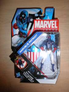 2011 Marvel Universe #002 Marvels Patriot Action Figure Series 4 MOC 