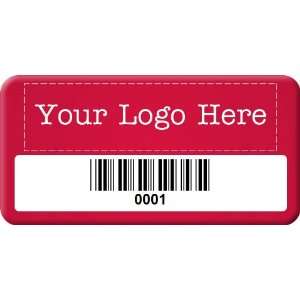  Custom Asset Label With Barcode, 1 x 2 VOID if Removed 