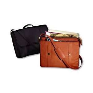  651 3    Royce Leather Deluxe Expandable Briefcase: Office 
