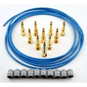  George ls deluxe Blue Cable kit   Grey caps Musical Instruments
