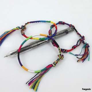   rainbow Macrame Friendship bracelet / Angklet wholesale random kind