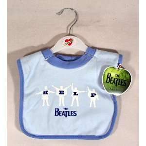  The Beatles Help Baby Bib ~ Blue Baby