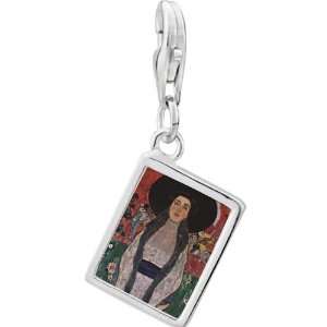   Of Adele Bloch Bauer Photo Rectangle Frame Charm Pugster Jewelry