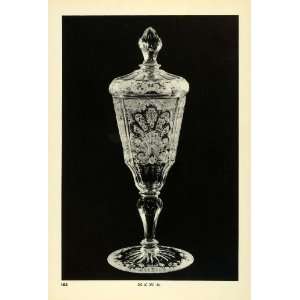   Vase Ornate Handicraft   Original Halftone Print
