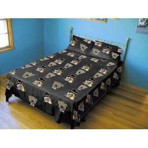 Wake Forest Demon Deacons Dark Bed Sheets Sports 