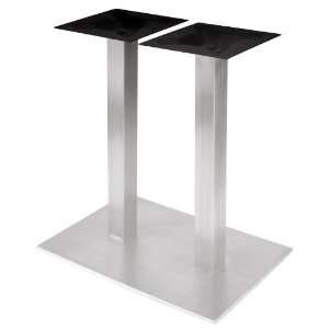    RSQ1828 Stainless Steel Table Base   Bar Height: Home Improvement