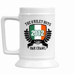  Bar Crawl Mug Custom 16oz Ceramic Stein