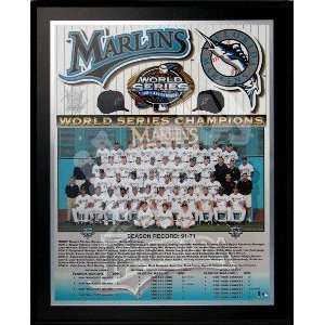  Florida Marlins Healy Plaque WS 2003