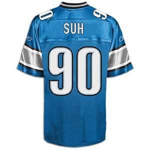 Ndamukong Suh Lions Blue NFL Replica Jersey   Mens ( sz. L, Blue 