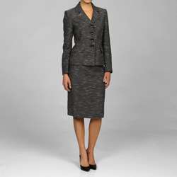 Evan Picone Womens Tweed Jacket Skirt Suit  Overstock