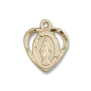   Miraculous Pendant First Communion Gift Sacrament Medal Necklace