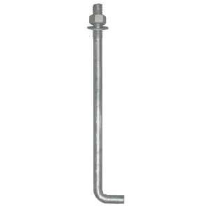   Hot Dip Galvanized Anchor Bolt, .5 Inch by 6 Inch