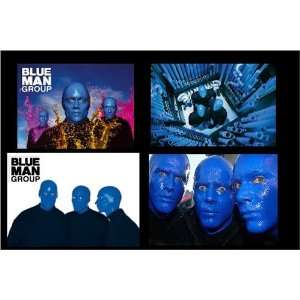  Blue Man Group Magnets, Set of Four
