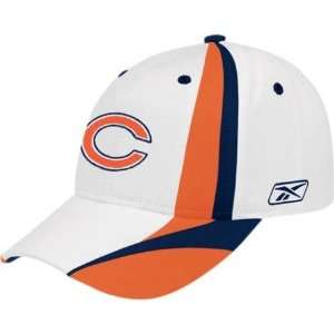  Mens Chicago Bears White/Team Color Colorblock Cap Sports 