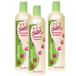 Pet Silk Moisturizing Shampoo and Conditioner  