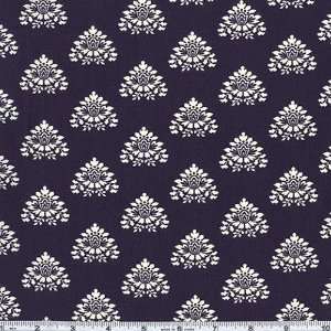   Michael Miller Mary Navy Fabric By The Yard: Arts, Crafts & Sewing