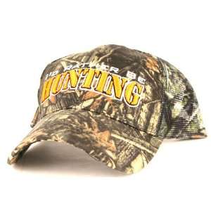  Id Rather Be Hunting Camo Cap/ Camouflage Hat with Mesh 