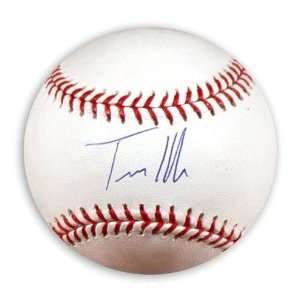 Travis Hafner Signed MLB Baseball:  Sports & Outdoors