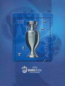 Austria Stamp, 2008 UEFA EURO  Europokal Stamp  