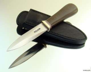   Guardian Boot Knife Green Micarta Black Sheath Made Knives Police New