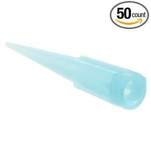  Polyethylene 22 Gauge Blue Taper Tip, 1 1/4 Length (Pack 