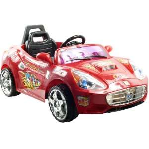   Super Sport Battery Operated Sports Car with Remote Red: Toys & Games