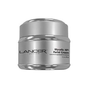  LANCER DERMATOLOGY Glycolic 10% Facial Cream ( 