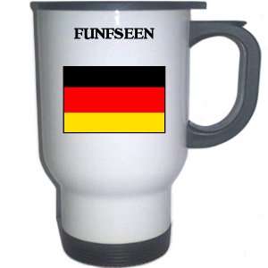  Germany   FUNFSEEN White Stainless Steel Mug Everything 