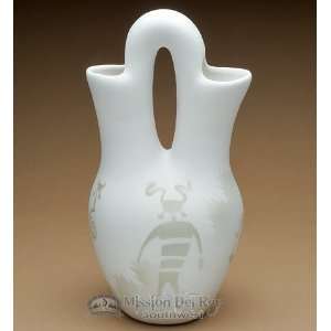  Navajo Clay Pottery Wedding Vase 10   Anasazi (p)
