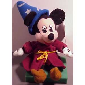    Disney Bean Bag Plush Mickey Mouse Sorcerer 