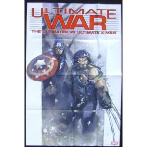    Ultimate War Promotional Poster 2002 Marvel Comics 