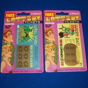 Fake Lottery Tickets Prank Joke Trick Gag Prank 099996006639  