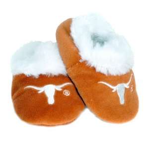  Baby Bootie Slippers Texas Longhorns 6 9 Months: Sports 