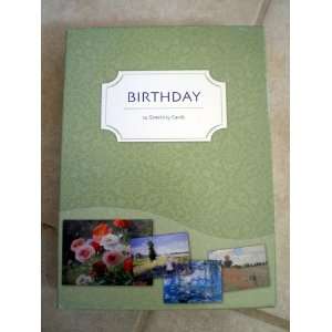  Impressionist Birthday Cards Box of 12 Health & Personal 