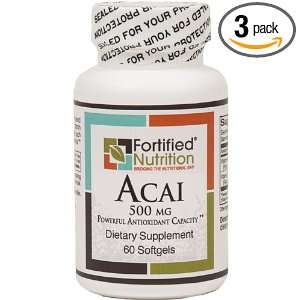 Acai (500mg) Softgels 120s Acai Is a Powerful Antioxidant, Benefiting 