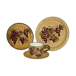   Sonoma Collection Hand painted 16 piece Dinner Set