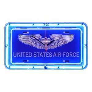  US Air Force Neon Wall Clock SS 08520