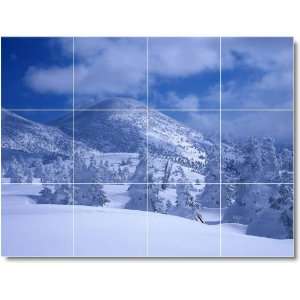  Winter Picture Wall Tile Mural W039  18x24 using (12) 6x6 