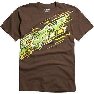  Fox Racing Flare T Shirt   X Large/Cocoa Automotive