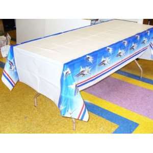   PLANE Party Waterproof Plastic Table Cover 54 x 108 Long Toys