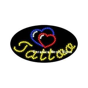  Tattoo LED Sign (Oval): Sports & Outdoors